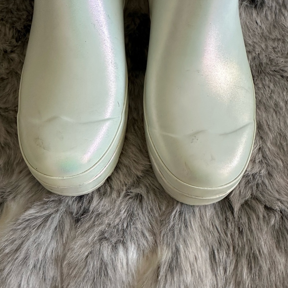 Hunter Play Insulated Tall Rain Boot in Zinc sz 9 - Picture 4 of 11